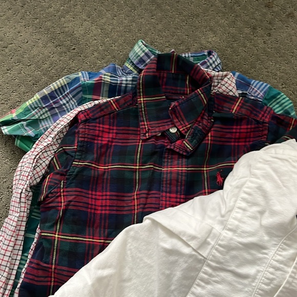 Boys 3/3T Button Down shirts bundle Janie and Jack / Ralph Lauren - Picture 2 of 7